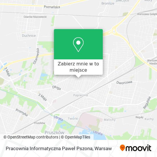 Mapa Pracownia Informatyczna Paweł Pszona