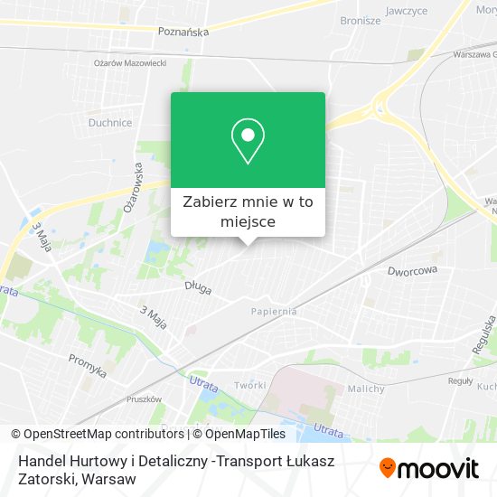 Mapa Handel Hurtowy i Detaliczny -Transport Łukasz Zatorski