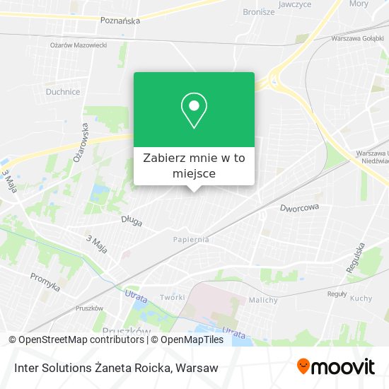 Mapa Inter Solutions Żaneta Roicka