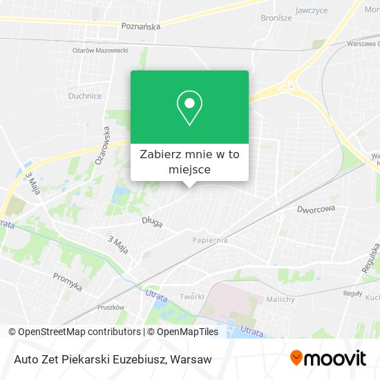 Mapa Auto Zet Piekarski Euzebiusz