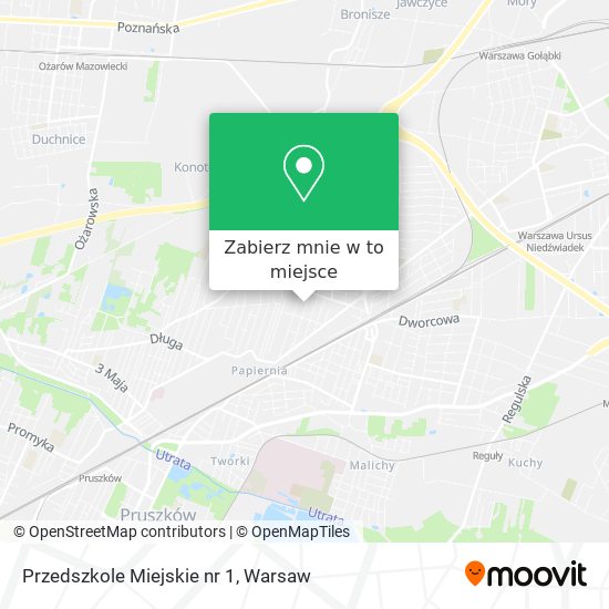 Mapa Przedszkole Miejskie nr 1