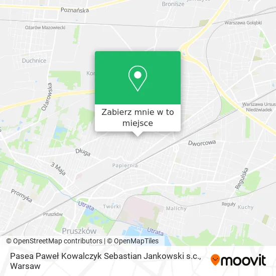 Mapa Pasea Paweł Kowalczyk Sebastian Jankowski s.c.