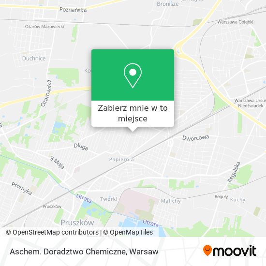 Mapa Aschem. Doradztwo Chemiczne