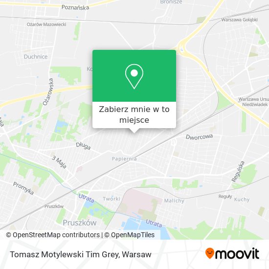 Mapa Tomasz Motylewski Tim Grey