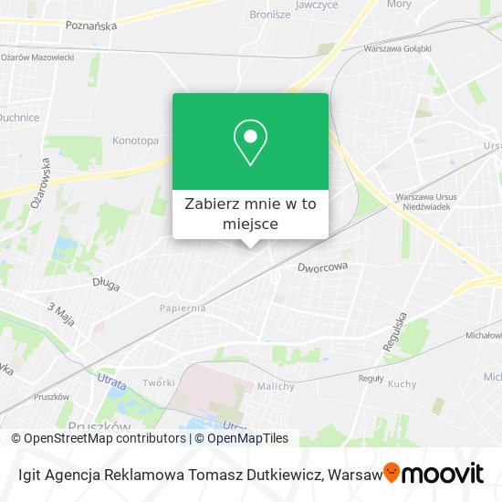 Mapa Igit Agencja Reklamowa Tomasz Dutkiewicz