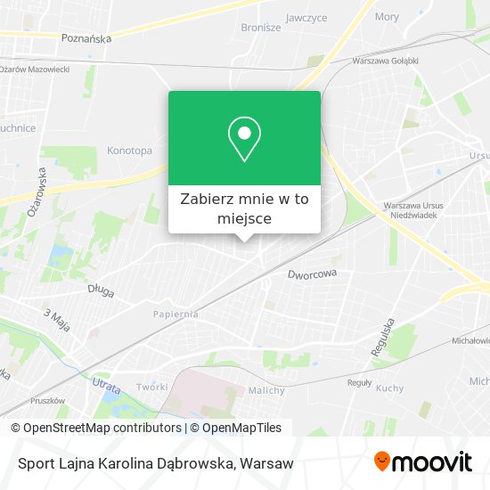 Mapa Sport Lajna Karolina Dąbrowska