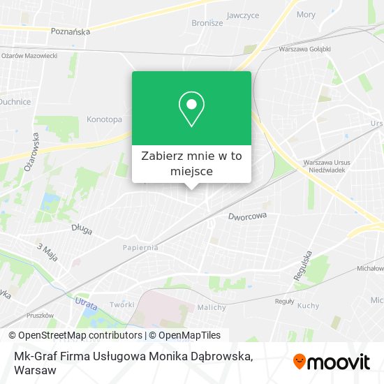 Mapa Mk-Graf Firma Usługowa Monika Dąbrowska