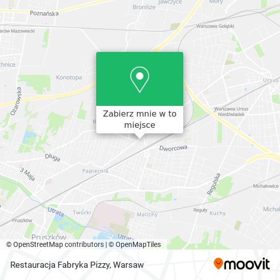 Mapa Restauracja Fabryka Pizzy