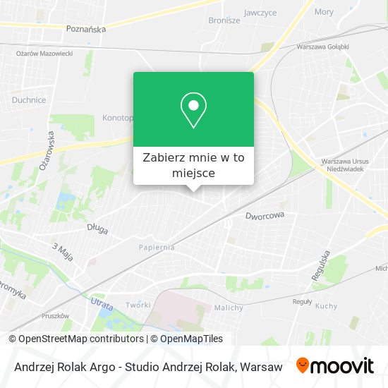 Mapa Andrzej Rolak Argo - Studio Andrzej Rolak