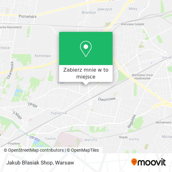 Mapa Jakub Błasiak Shop