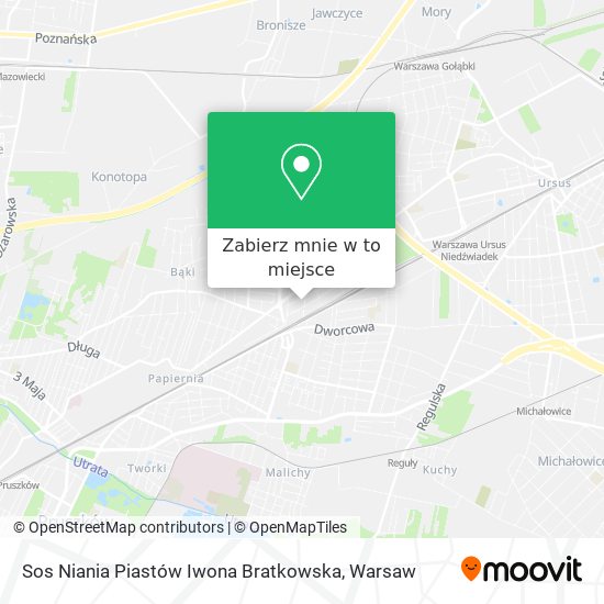 Mapa Sos Niania Piastów Iwona Bratkowska