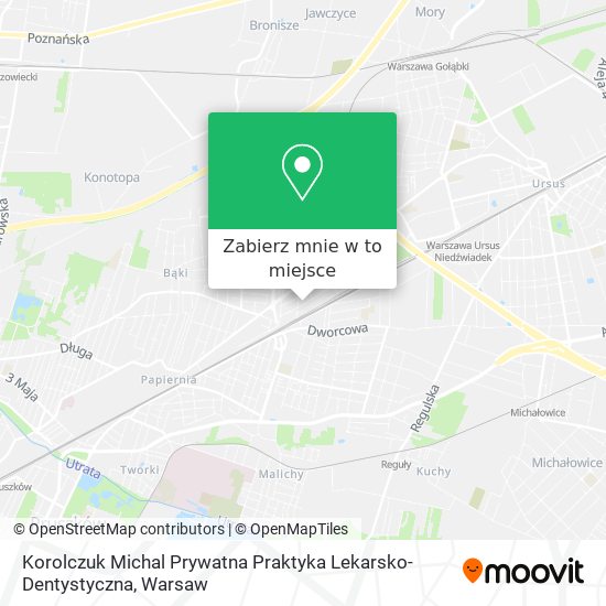 Mapa Korolczuk Michal Prywatna Praktyka Lekarsko-Dentystyczna