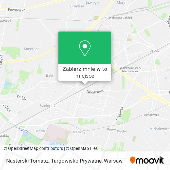 Mapa Nasterski Tomasz. Targowisko Prywatne