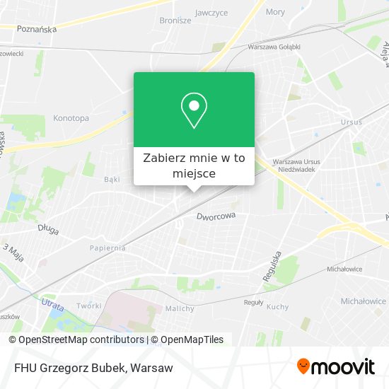 Mapa FHU Grzegorz Bubek