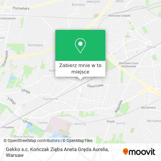 Mapa Gekko s.c. Kończak Zięba Aneta Gręda Aurelia