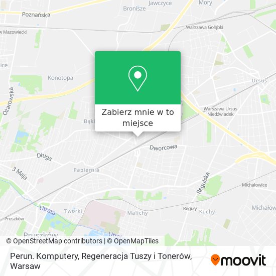 Mapa Perun. Komputery, Regeneracja Tuszy i Tonerów