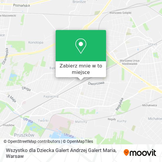 Mapa Wszystko dla Dziecka Galert Andrzej Galert Maria