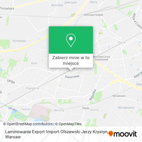 Mapa Laminowanie Export Import Olszewski Jerzy Krystyn