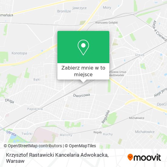 Mapa Krzysztof Rastawicki Kancelaria Adwokacka