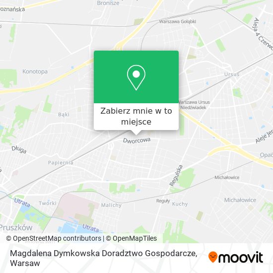 Mapa Magdalena Dymkowska Doradztwo Gospodarcze