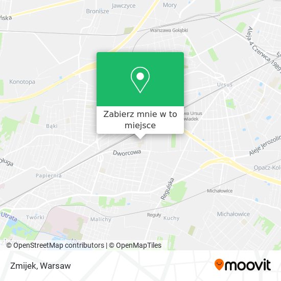 Mapa Zmijek