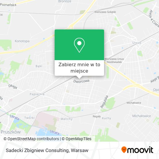 Mapa Sadecki Zbigniew Consulting