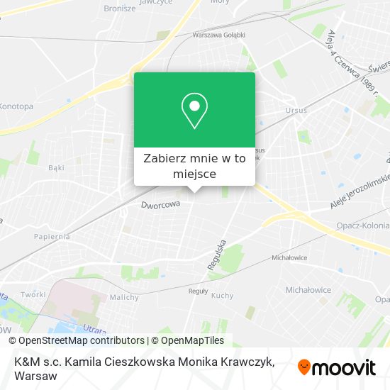 Mapa K&M s.c. Kamila Cieszkowska Monika Krawczyk