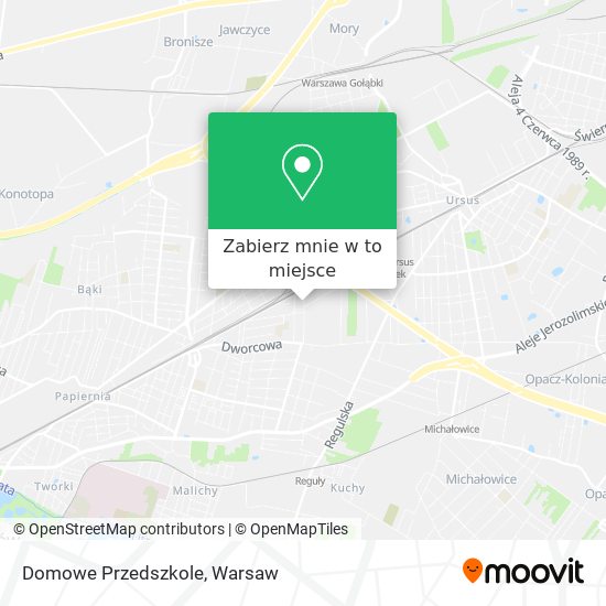 Mapa Domowe Przedszkole