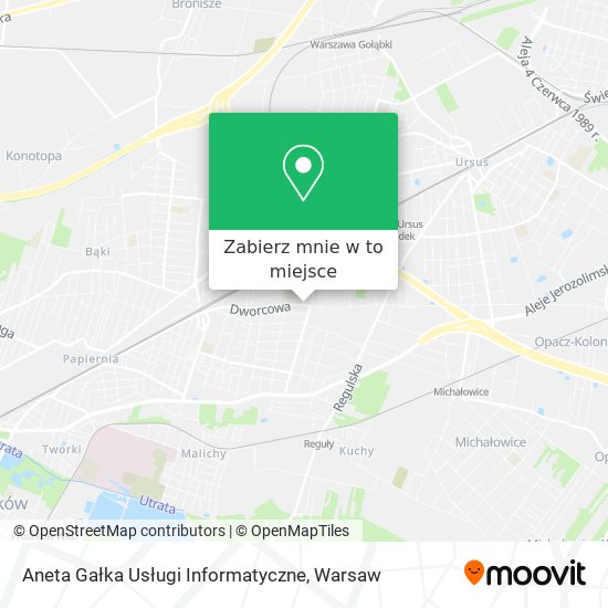 Mapa Aneta Gałka Usługi Informatyczne