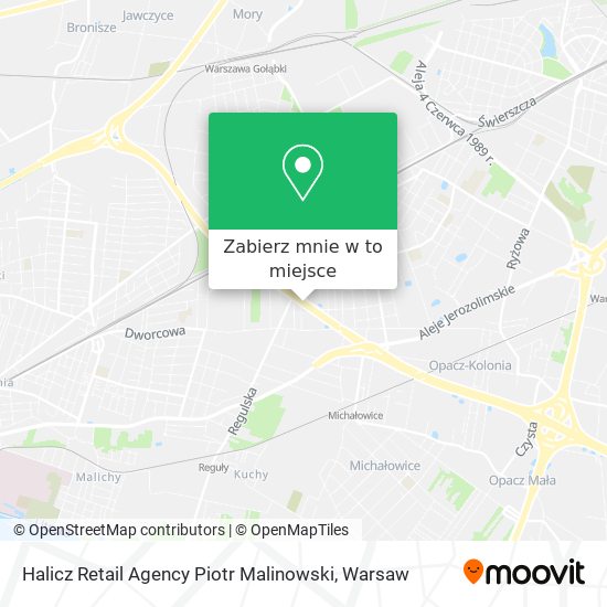 Mapa Halicz Retail Agency Piotr Malinowski