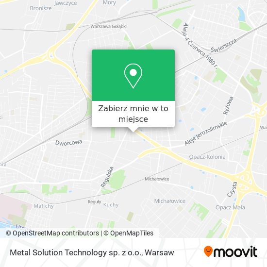 Mapa Metal Solution Technology sp. z o.o.