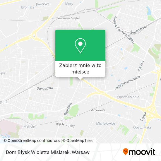 Mapa Dom Błysk Wioletta Misiarek