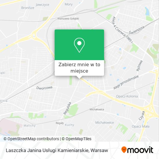 Mapa Laszczka Janina Usługi Kamieniarskie