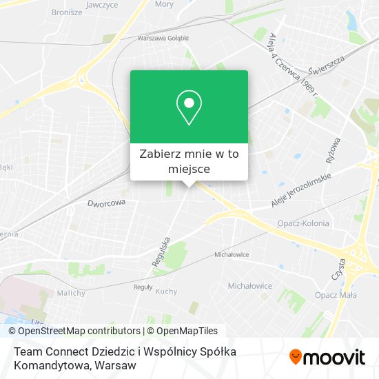 Mapa Team Connect Dziedzic i Wspólnicy Spółka Komandytowa