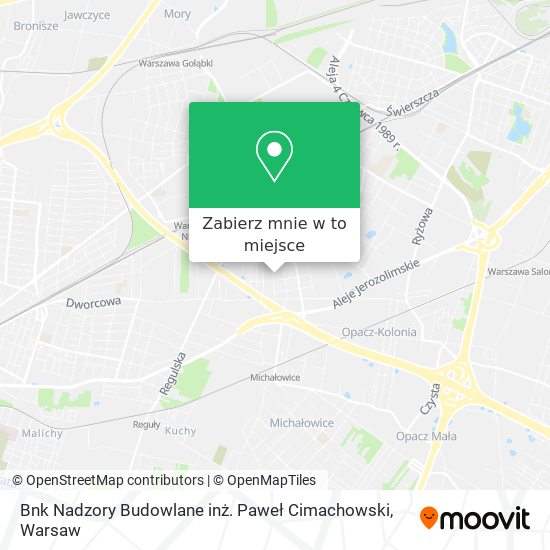 Mapa Bnk Nadzory Budowlane inż. Paweł Cimachowski