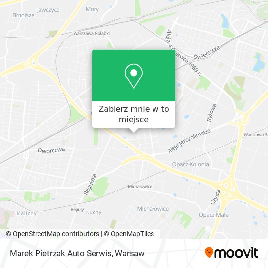 Mapa Marek Pietrzak Auto Serwis