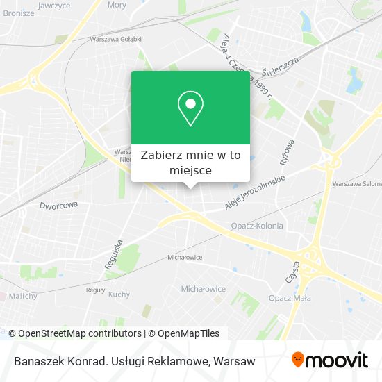 Mapa Banaszek Konrad. Usługi Reklamowe