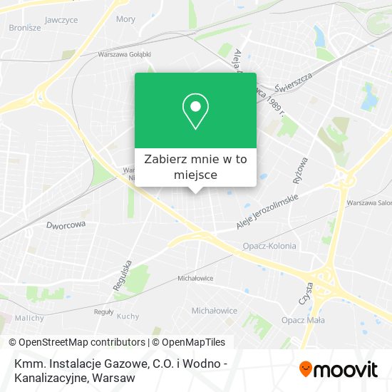 Mapa Kmm. Instalacje Gazowe, C.O. i Wodno - Kanalizacyjne