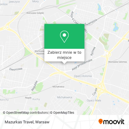 Mapa Mazurkas Travel