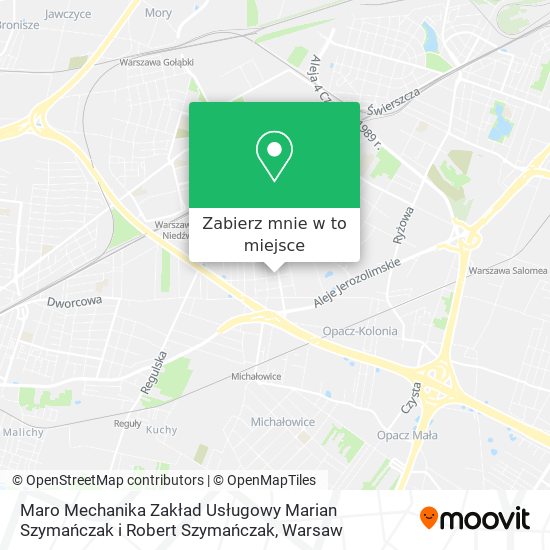 Mapa Maro Mechanika Zakład Usługowy Marian Szymańczak i Robert Szymańczak