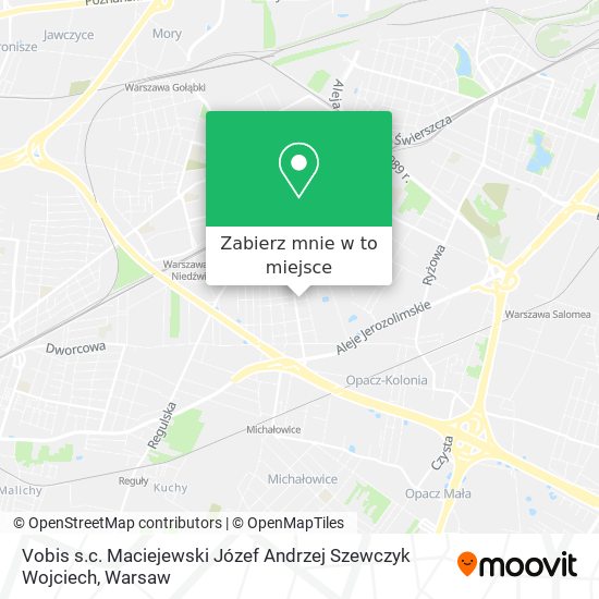 Mapa Vobis s.c. Maciejewski Józef Andrzej Szewczyk Wojciech