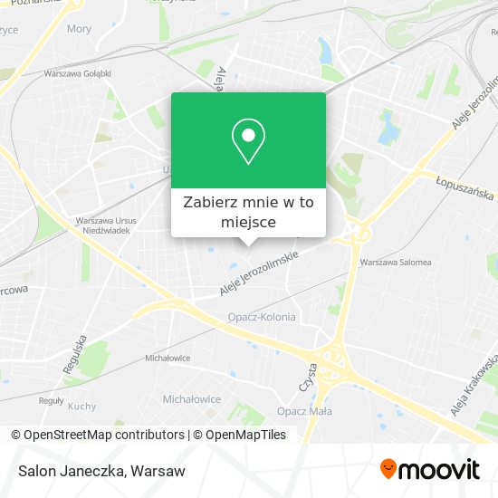 Mapa Salon Janeczka