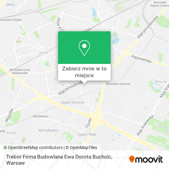 Mapa Trebor Firma Budowlana Ewa Dorota Bucholc