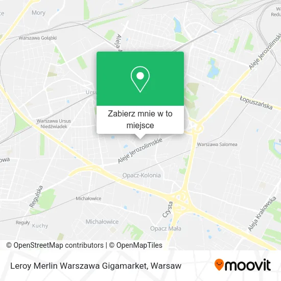 Mapa Leroy Merlin Warszawa Gigamarket