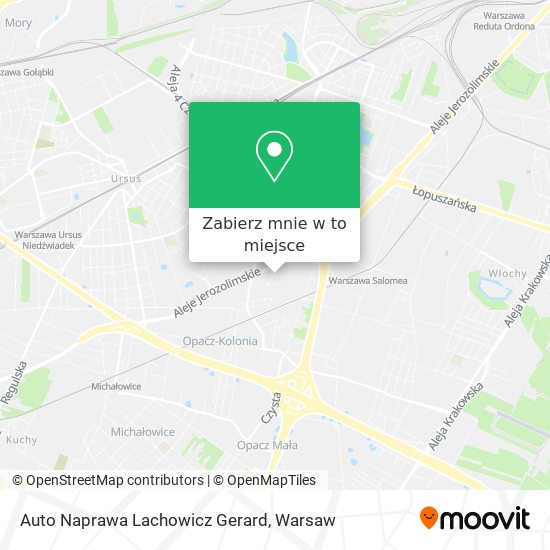 Mapa Auto Naprawa Lachowicz Gerard