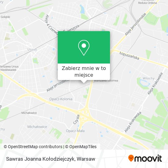 Mapa Sawras Joanna Kołodziejczyk