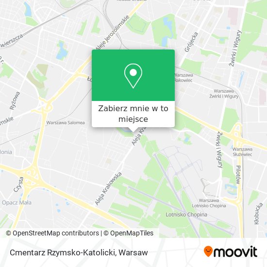 Mapa Cmentarz Rzymsko-Katolicki