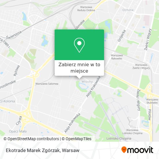 Mapa Ekotrade Marek Zgórzak