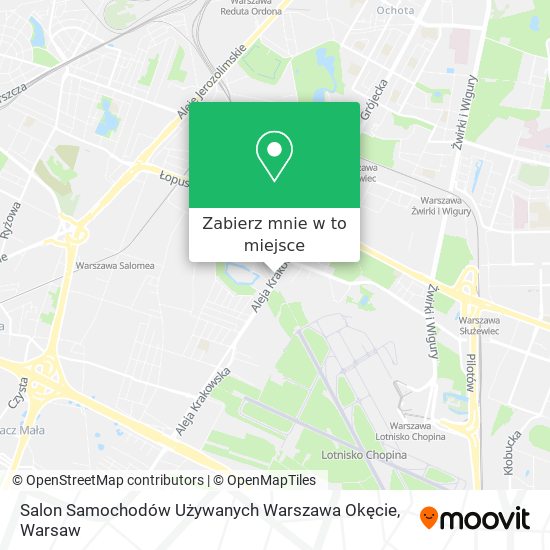 Mapa Salon Samochodów Używanych Warszawa Okęcie