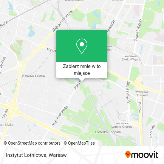 Mapa Instytut Lotnictwa